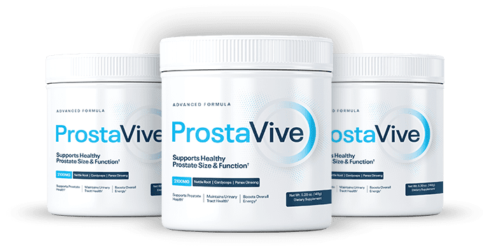 ProstaVive prostate health supplement bottle packages